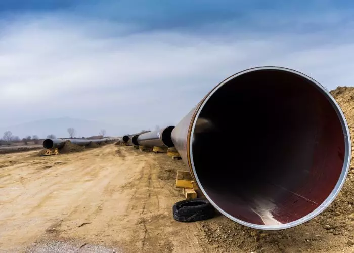 Büyük çaplı doğalgaz boru hattı borusu